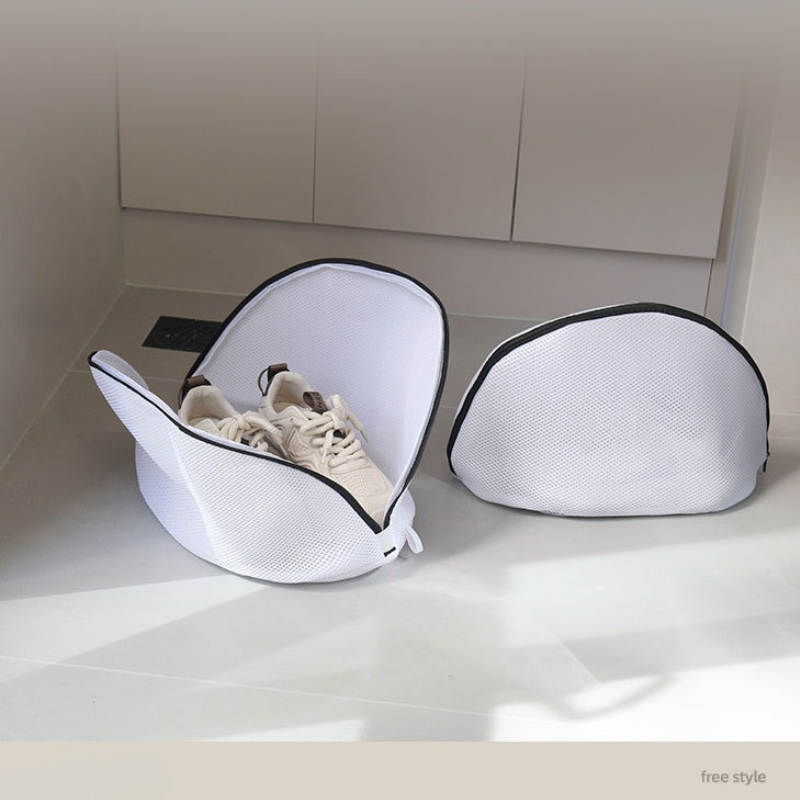 Sock Organizer Tray - 지퍼가 달린 메쉬 신발 세탁 가방,