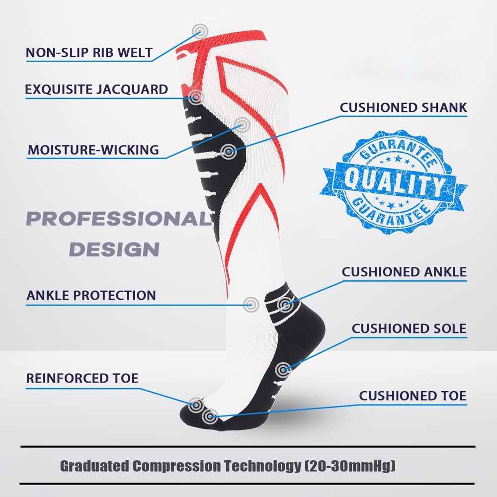 남녀공용 압박 양말 1켤레 20-30mmHg 무릎 높이 - Compression Sock Medical 리뷰 및 가격
