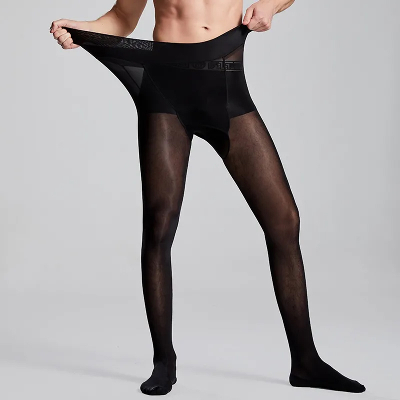 플러스 사이즈 남성 섹시 시스루 블랙 봄 가을 얇은 스 - Tights Pantyhose Sheer 리뷰 및 가격