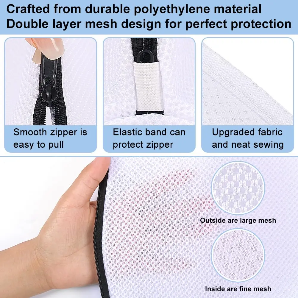 지퍼가 달린 메쉬 신발 세탁 가방, 운동화, 러닝화,  - Sock Organizer Tray 리뷰 및 가격